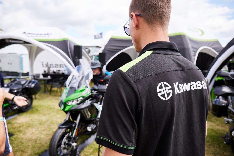 Kawasaki models on display at ABR Festival 2023