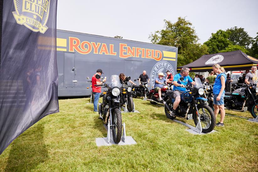 Royal Enfield attending Adventure Bike Rider Festival