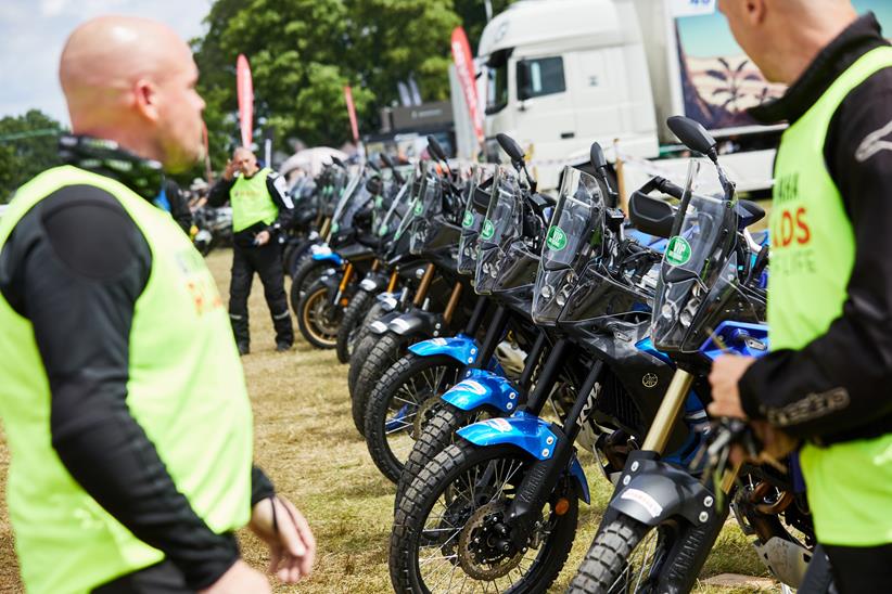 Yamaha Tenere 700s ready for a test ride