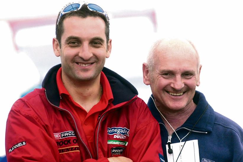 Michael Rutter with father Tony Rutter