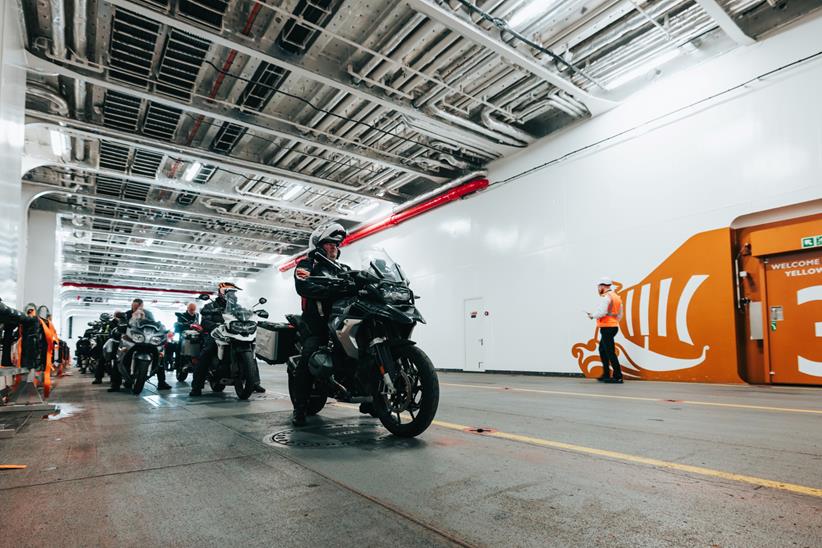 Motorbikes on a Steam Packet ferry