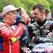 John McGuinness chatting with Michael Dunlop