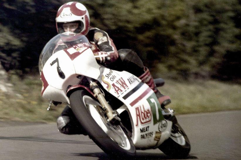 Brain Reid at the Isle of Man TT