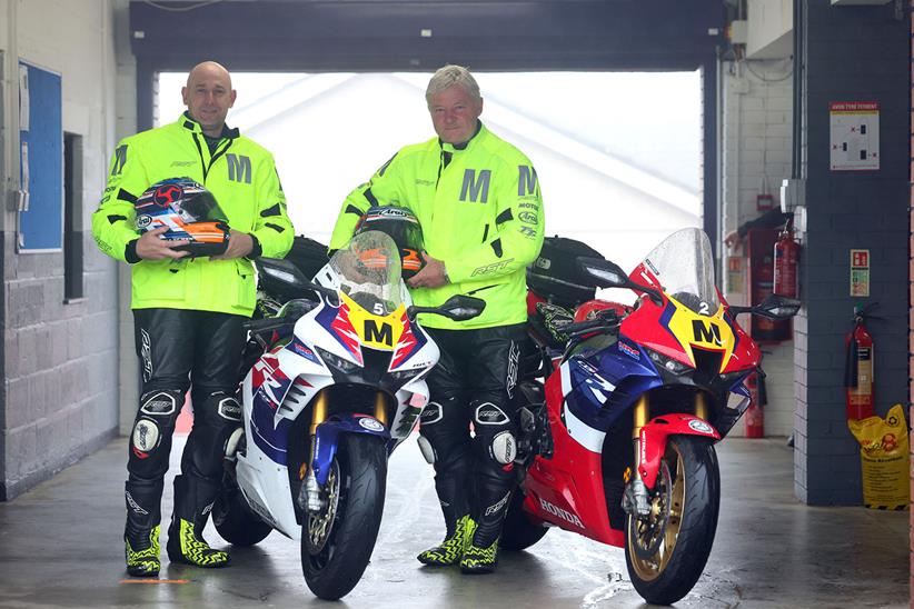 Travelling Marshals ready for action with their Honda CBR1000RR-R Fireblades