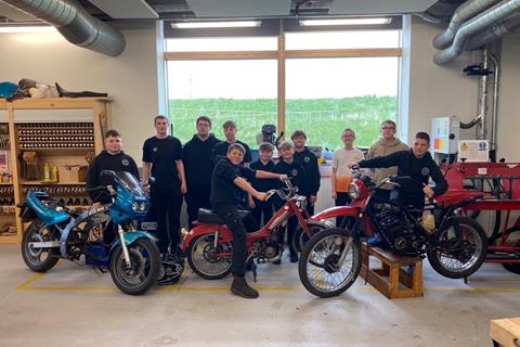 Wick High School teacher sets up a motorcycle mechanics club for kids as young as 11