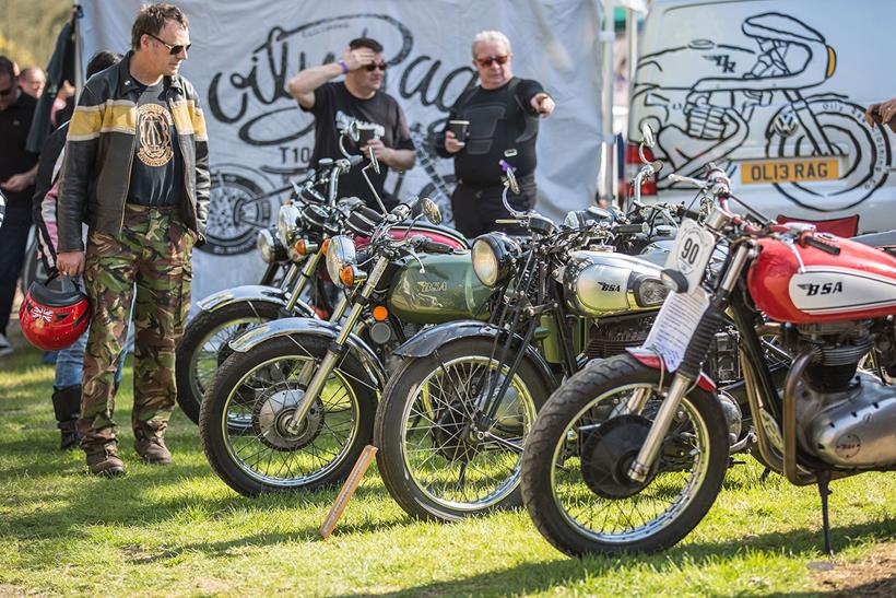 A range of classic machinery on display