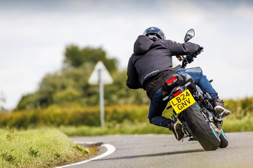 Rear view of the 2024 Yamaha MT-09