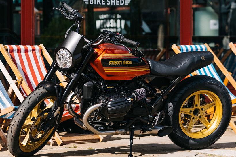 BMW R12 custom left hand side shot