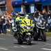 Police motorcyclist in Barrow - Credit Gemma Thompson