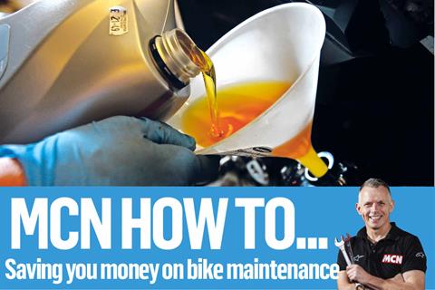 Save money and learn how to do basic oil and filter servicing on your motorcycle with MCN's expert