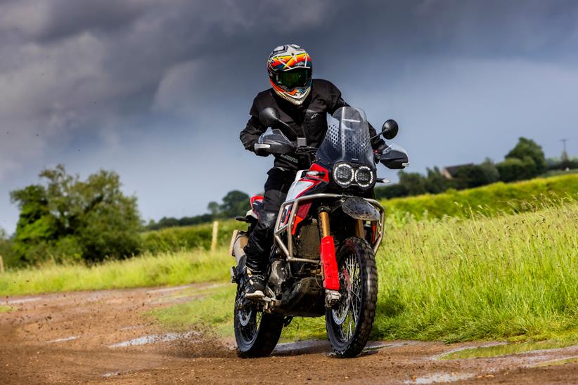 Riding the Ducati DesertX Rally off road