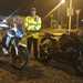 Merseyside Police's Sergeant Craig Winstanley with recovered motorbikes