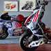 Gresini Racing special edition of the Italjet Dragster with its MotoGP racebike sibling