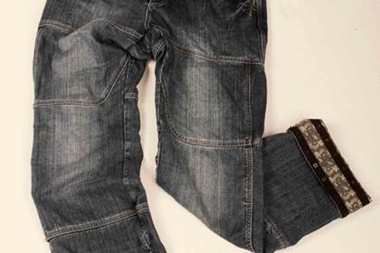 The Ixon Evil jeans feature adjustable knee protectors