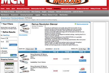 Check out MCN Shop for great deals on Exhausts