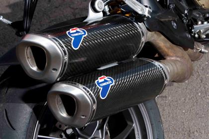 Termignoni cans on a Ducati Streetfighter