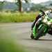 Riding quickly on the road on the Kawasaki ZX-6R
