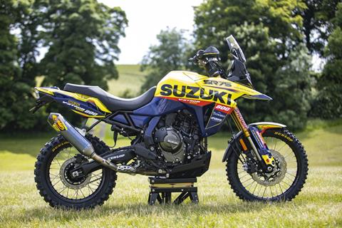 Rally-ready racer | SR75 World Team Suzuki create off-road ready race bike from V-Strom 800DE