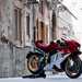 MV Agusta Superveloce 1000 Serie Oro parked in a town