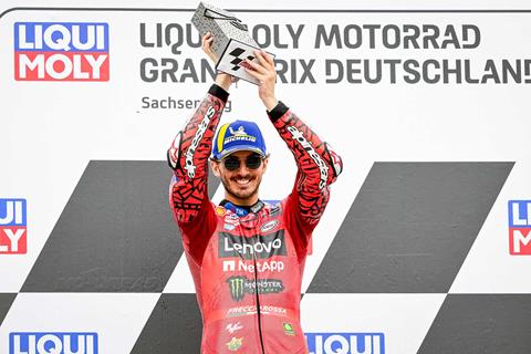 MotoGP Sachsenring: Pecco Bagnaia wins in Germany as Jorge Martin crashes out