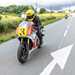 Yamaha XSR900 GP on the road in France