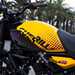 Royal Enfield Guerrilla 450 black and yellow paint job