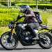 Triumph Scrambler 400 X on the road