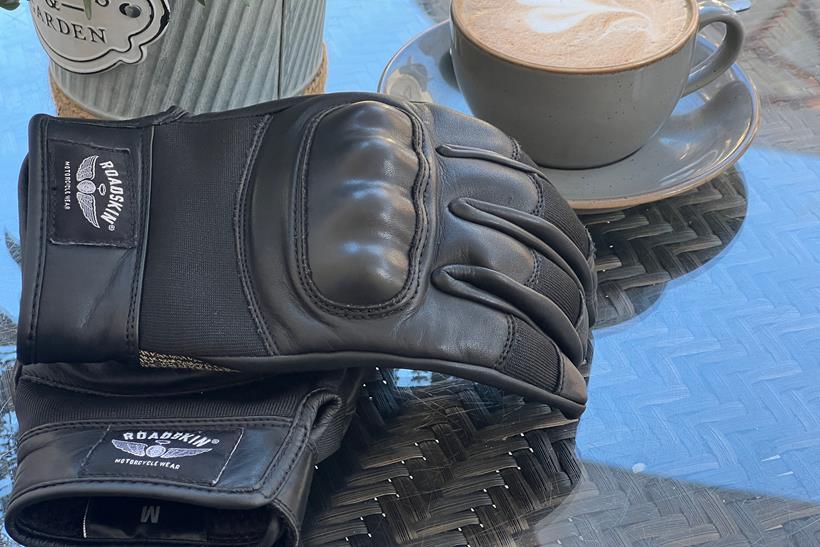 Roadskin gloves_on table with latte