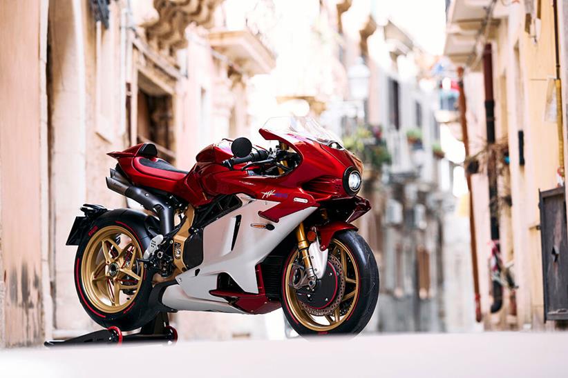 MV Agusta Superveloce front three quarters