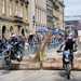 Racers hop over log section at Red Bull Tyne Ride