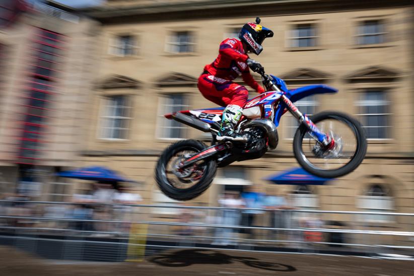 Rider mid-air at Red Bull Tyne Ride