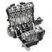 Suzuki inline four cylinder engine cut-away