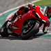 Ducati Panigale V2 on track cornering left