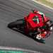 Ducati Panigale V2 on track cornering left