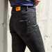 The Roadskin Taranis Elite Ladies motorcycle jeans, side on