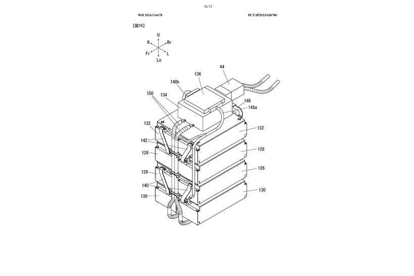 Patent for Yamaha battery technology