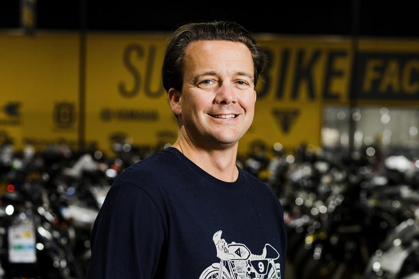 SuperBike Factory CEO Edward Armitage