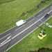 AI Camera seen from above a road