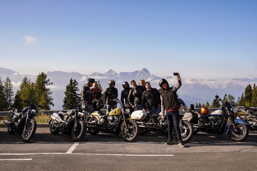 Harley-Davidson fans at European Bike Week