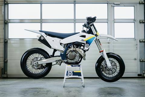 Husqvarna unveil a range of tweaks to their FS450 supermoto racer for 2025