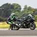 Tucked in behind the Kawasaki Ninja H2 SX on Elvington runway