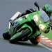 Kawasaki ZX-9R on track