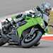 Kawasaki ZX-10R cornering track action