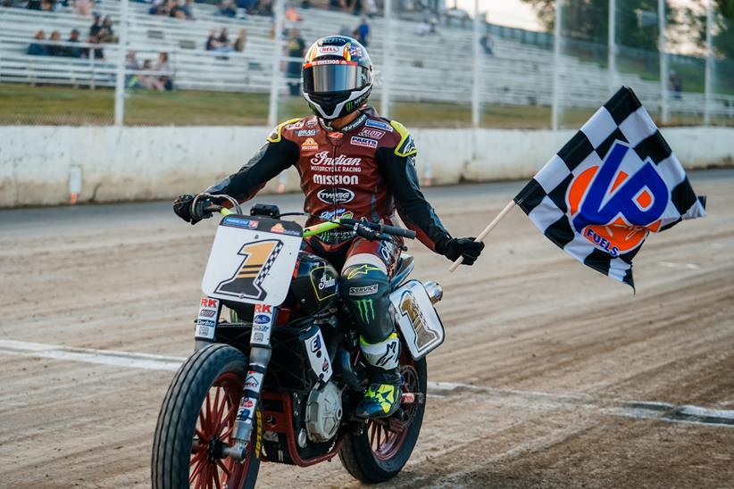 Indian FTR750 flattrack bike takes a win