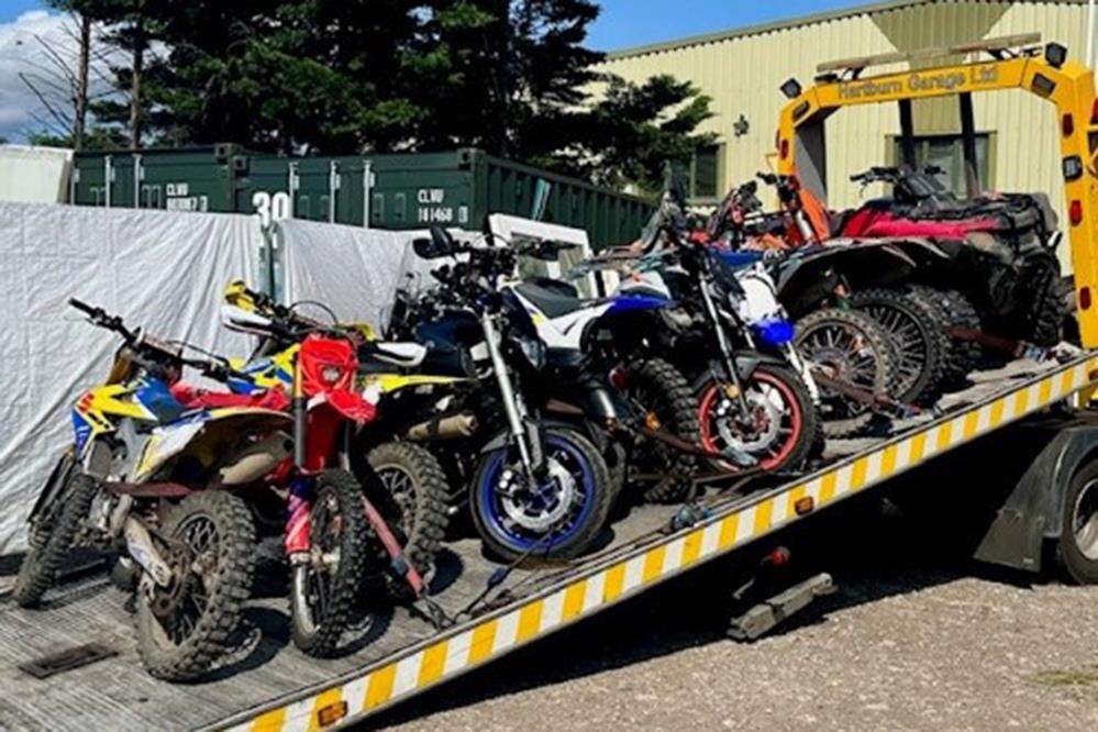 Police seize stolen bikes from containers in Middlesbrough