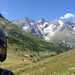 Luke Blackley overlooking mountain view