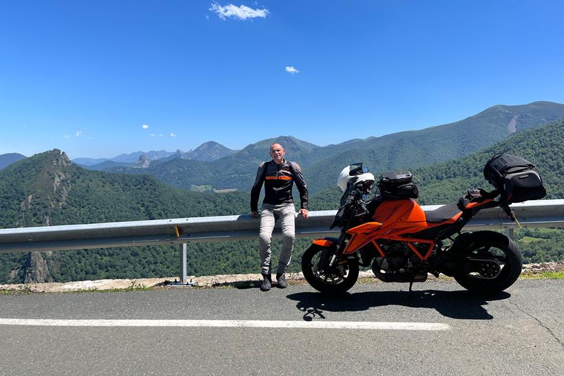 Michael Neeves with the KTM 1390 Super Duke R Evo