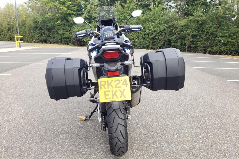 Honda Africa Twin AS with Shad expandable luggage fitted