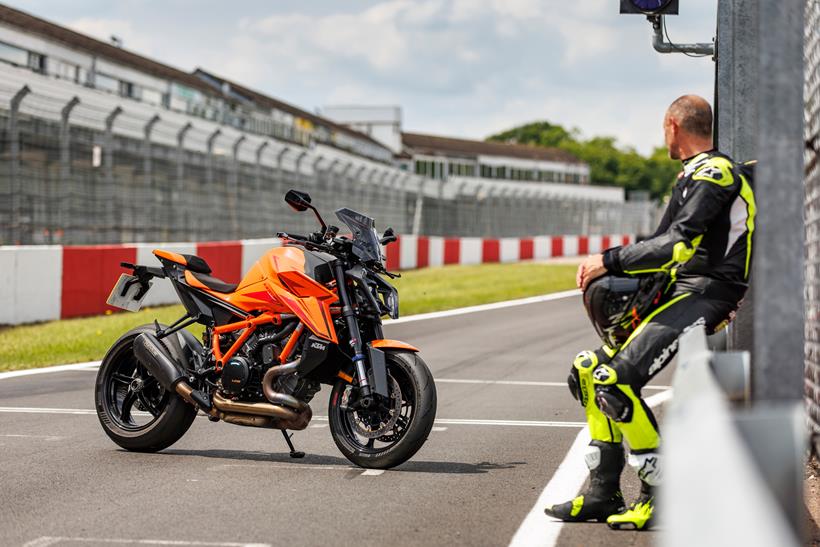 Micheal Neeves with KTM Superduke