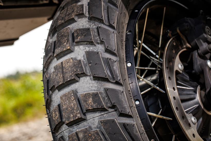 Harley-Davidson CVO Pan America fitted with Dunlop TrailMax tyres